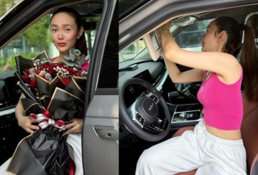 Ông xã Minh Hằng bất ngờ tặng vợ yêu xế hộp tiền tỷ mang tên KIA Carnival