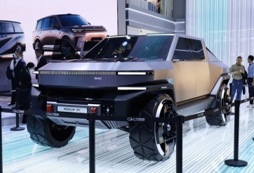 GAC Pickup 01 – Mẫu bán tải điện đậm chất tương lai, tham vọng đối đầu Tesla Cybertruck