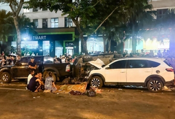 Tạm giữ tài xế gây tai nạn liên hoàn ở Hà Nội, nồng độ cồn vượt 2,2 lần mức 'kịch khung'