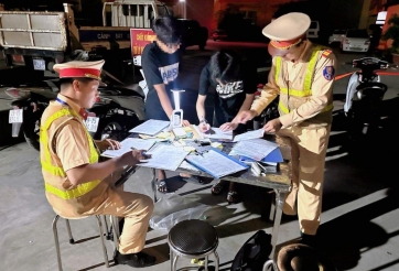 Xử lý hàng loạt “quái xế” gây náo loạn tại Hà Nội