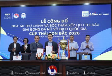 Thái Sơn Bắc năm thứ 15 liên tiếp đồng hành cùng Giải bóng đá nữ Vô địch quốc gia