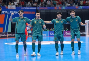 ĐT futsal Indonesia lần đầu tiên trong lịch sử vào bán kết châu Á