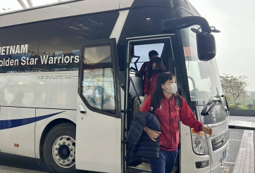 ĐT nữ Việt Nam có mặt ở Trung Quốc, sẵn sàng đá giao hữu