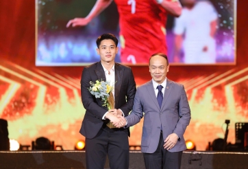 Đình Bắc cùng U23 Việt Nam được vinh danh ở giải thưởng danh giá