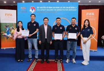 Bế mạc hội thảo FIFA nâng cao năng lực quản lý bóng đá