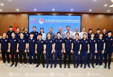 Bế mạc khóa tập huấn trọng tài Dự án FIFA phát triển bóng đá nữ