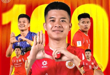 Tiền vệ trụ số 1 ĐT Việt Nam đạt cột mốc ấn tượng cùng CAHN