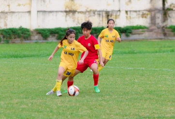 Hà Nội thắng đậm, áp sát ngôi đầu U16 nữ Quốc gia