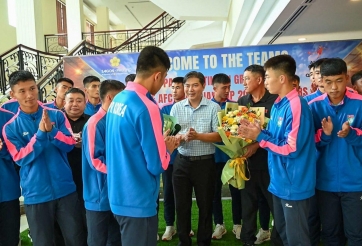 Đối thủ cuối cùng của tuyển Việt Nam chính thức có mặt tại Phú Thọ