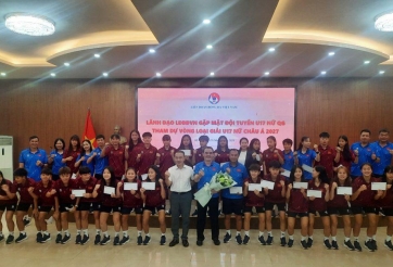 VFF động viên U17 nữ Việt Nam trước vòng loại châu Á 2027