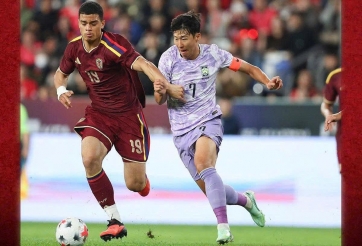 Son Heung min bất lực, Hàn Quốc hoà cay đắng trước Venezuela