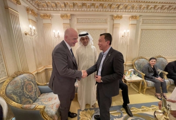 Chủ tịch FIFA ấn tượng với ĐT Việt Nam sau trận hòa trước Nhật Bản