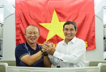 HLV Park Hang Seo và HLV Mai Đức Chung tham dự lễ bốc thăm SEA Games 31