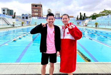 Em trai Ánh Viên thi đấu xuất sắc, giành quyền vào chung kết SEA Games 32