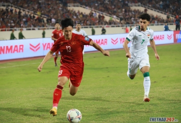 Thủng lưới phút cuối, ĐT Việt Nam thua đau Iraq
