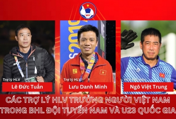 VFF chính thức bổ nhiệm 3 trợ lý cho HLV Kim Sang Sik