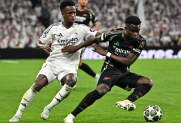Vinicius đi vào lịch sử sau khi Real bị Arsenal loại ở C1
