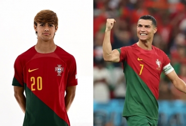ĐT Bồ Đào Nha triệu tập sao mai 18 tuổi cùng Ronaldo