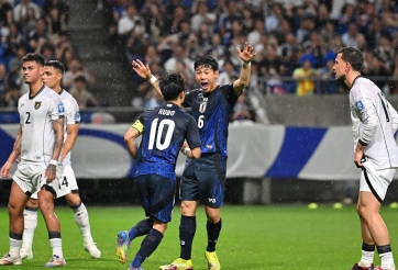 Indonesia khép lại VL 3 World Cup bằng trận thua đậm Nhật Bản