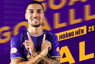 Trực tiếp bóng đá Hà Nội 1-0 CAHN: Hoàng Hên ghi bàn