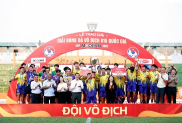 Lễ bế mạc Giải bóng đá vô địch U15 quốc gia 2026