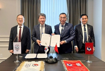 Bóng đá Việt Nam tiếp tục hợp tác sâu rộng với Hàn Quốc