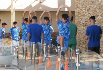 U17 Việt Nam thả lỏng tinh thần trước trận ra quân giải châu Á