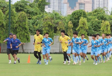 U19 Việt Nam chăm chỉ tập luyện hướng đến giải Đông Nam Á