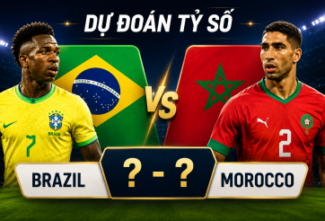 Dự đoán tỷ số Brazil vs Morocco: Dễ nhiều hơn 3 bàn