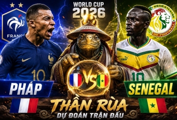 Thần rùa dự đoán tỷ số Pháp vs Senegal: Không hề vượt trội