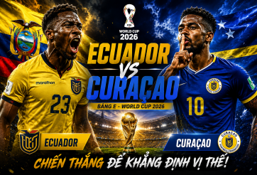 Đội hình mạnh nhất Ecuador vs Curacao: Kinh nghiệm được ưu tiên