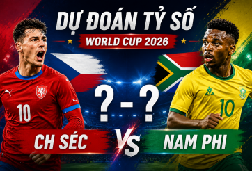 Dự đoán tỷ số CH Séc vs Nam Phi: Bất ngờ quá lớn