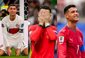 SỐC: Ronaldo lập kỷ lục tịt ngòi cực tệ ở World Cup lẫn Euro