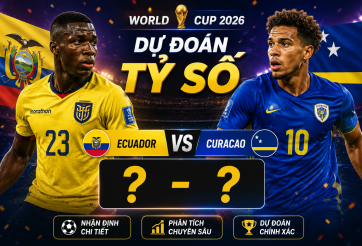 Dự đoán tỷ số Ecuador vs Curacao: Con số khủng khiếp