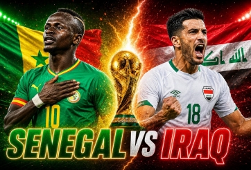 Trực tiếp bóng đá Senegal vs Iraq, 2h00 hôm nay 27/6