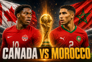 Link xem trực tiếp Canada vs Morocco hôm nay 5/7 trên VTV