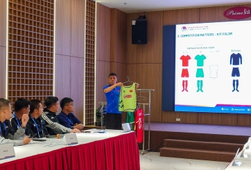 Họp kỹ thuật trận giao hữu quốc tế giữa Việt Nam vs Myanmar