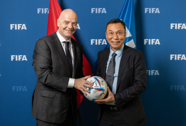 VFF vui mừng khi Chủ tịch FIFA đến Việt Nam dự khán chung kết AFF Cup