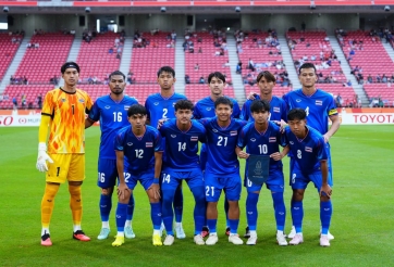 Trực tiếp bóng đá U23 Thái Lan 0-0 U23 Kyrgyzstan: Tấn công 1 chiều