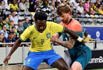 Australia gây sốc, cầm hòa Brazil trong trận giao hữu quốc tế
