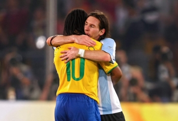 Ronaldinho nhắn nhủ xúc động khi Messi chia tay ĐT Argentina
