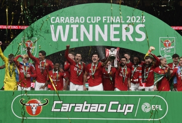 Bất ngờ mức thưởng 'bèo bọt' của cầu thủ MU khi vô địch Carabao Cup