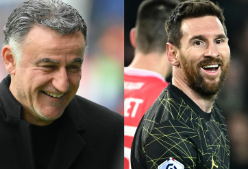 Vừa giữ được ghế nóng, HLV Galtier đưa ra phát biểu 'ngỡ ngàng đến bật ngửa' về Messi