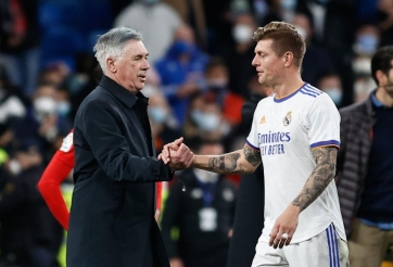 HLV Ancelotti và Kroos 'dành tặng' những lời cay đắng nhất cho 'kẻ đóng thế Ronaldo'