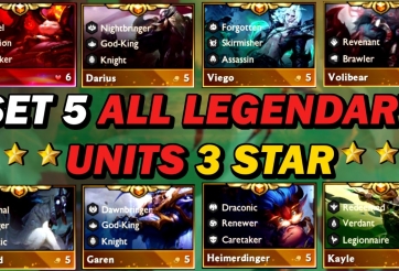 VIDEO: Sức mạnh của những vị tướng 5 vàng ĐTCL mùa 5 khi lên 3 sao