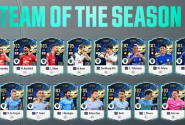 Dàn cầu thủ 21TOTS chính thức lộ diện trong FIFA Online 4