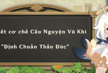 Genshin Impact: Chi tiết cơ chế Cầu Nguyện Vũ Khí - 'Định Chuẩn Thần Đúc'