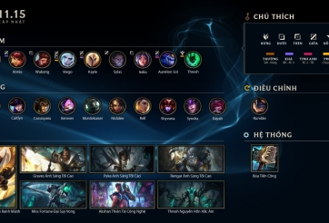 LMHT: Chi tiết bản cập nhật 11.15 mới nhất [CHÍNH THỨC]