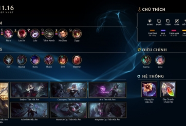 LMHT: Chi tiết bản cập nhật 11.16 mới nhất [CHÍNH THỨC]