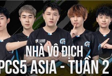 PUBG: Petrichor Road lên ngôi vô địch PCS5 Asia Tuần 2